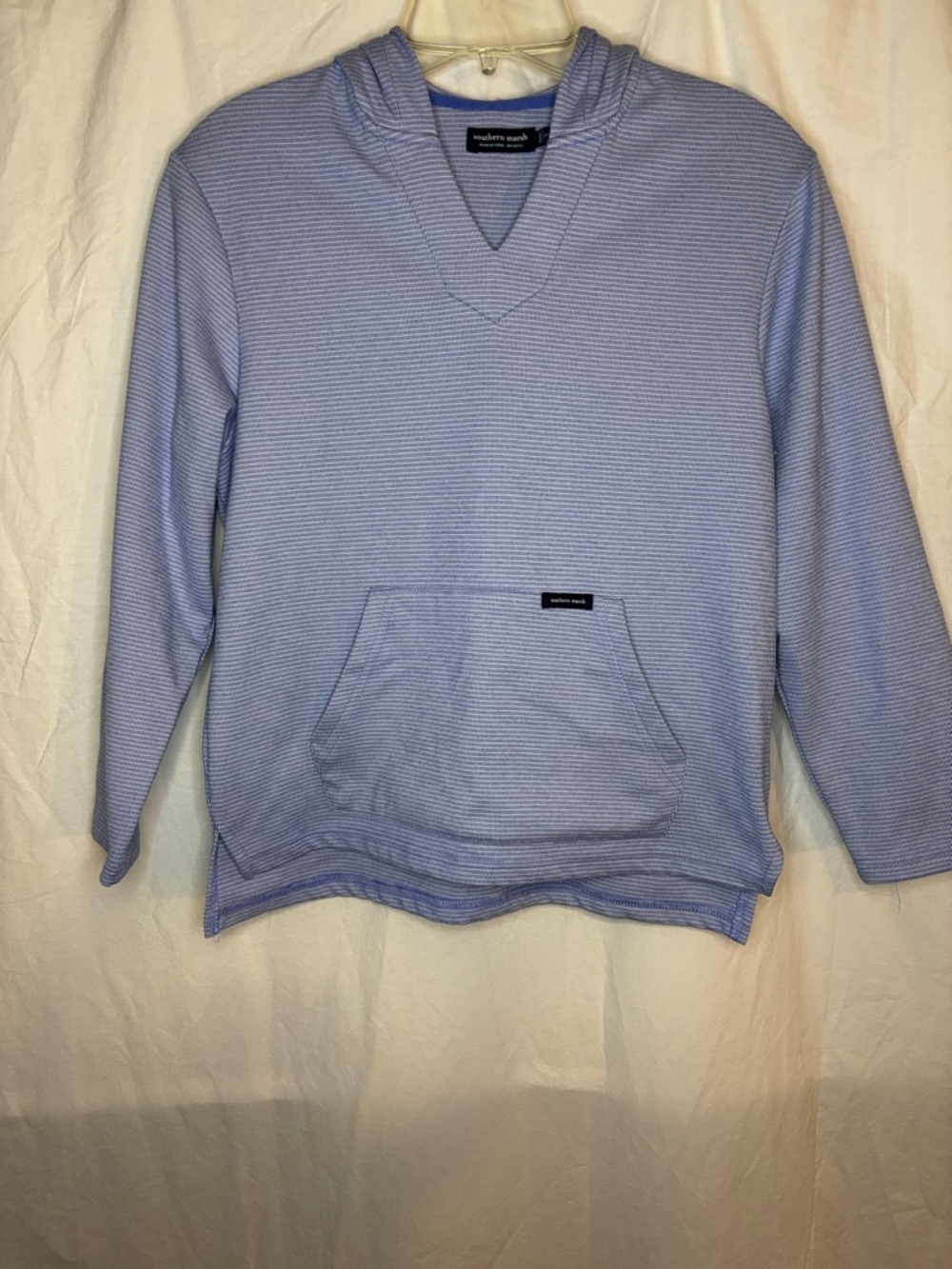 Southern Marsh Light Blue V-Neck Youth Hoodie